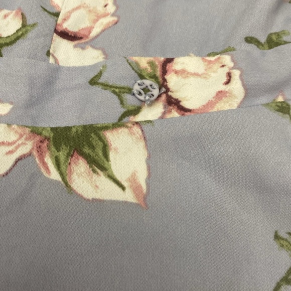 Dynamite Floral Wrap Dress - Picture 7 of 9